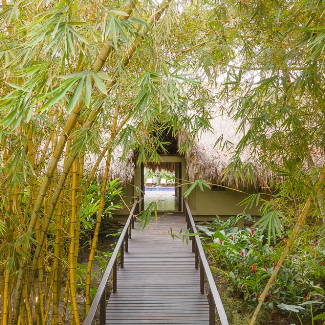 Entrada Casa Bambu
